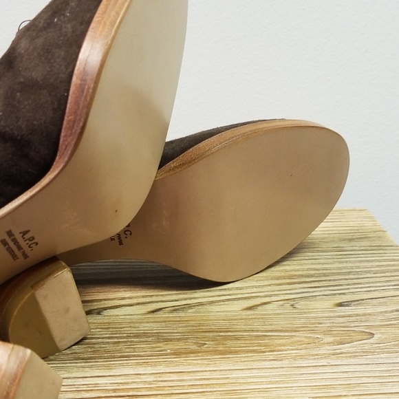 A.P.C. Brown Suade Shoe - Picture 8 of 9